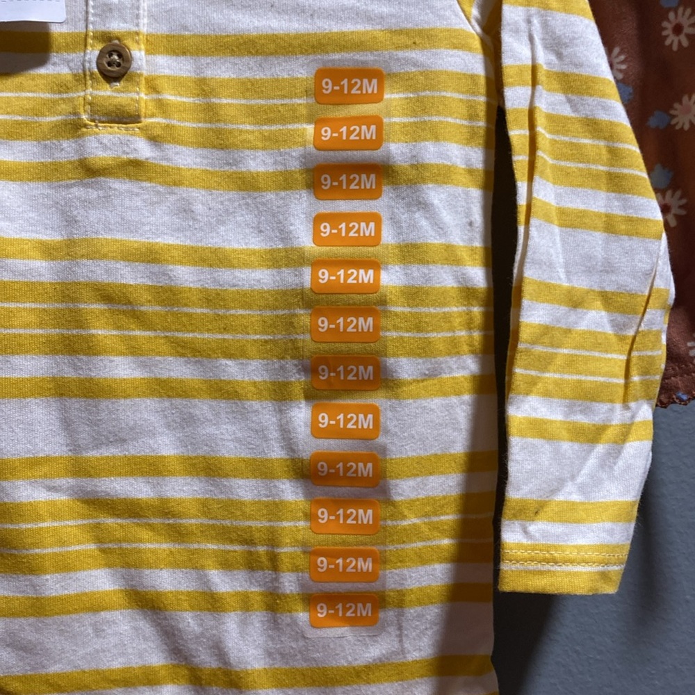 BRAND NEW BABY GIRL 4 PIECE SET SIZE 9-12 MONTHS OKD! NWT. SMOKE FREE HOME! - Picture 3 of 6